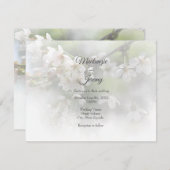 Dream Blossoms 2 Invitation (Devant / Derrière)