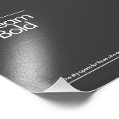 "Dream Bold” Minimalist Office Poster (Coin)