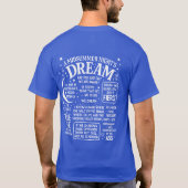 Dream Bold - Shakespeare Magic T-shirt (Achterkant)