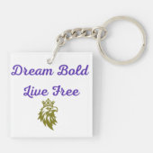 Dream Bold Sleutelhanger (Achterkant)