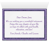 Dream  Camper Happy Retirement voor de zomer (Binenzijde Horizontaal (Onderkant))