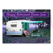 Dream  Camper Happy Retirement voor de zomer (Voorkant Horizontaal)