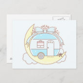 Dream  Camper Trailer Briefkaart (Voorkant / Achterkant)