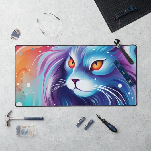 Dream cat blue (Poste de travail)