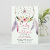 Dream Catcher 1st Birthday Kaart (Staand voorkant)