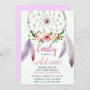 Dream Catcher 1st Birthday Kaart