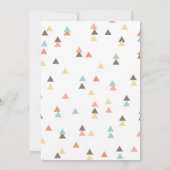 Dream Catcher Baby shower Invitation Kaart (Achterkant)