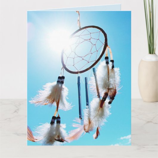 DREAM CATCHER BIRTHDAY KAART (Voorkant)