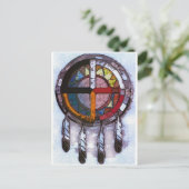 Dream catcher briefkaart (Staand voorkant)