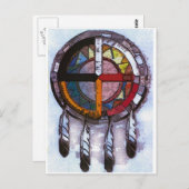 Dream catcher briefkaart (Voorkant / Achterkant)