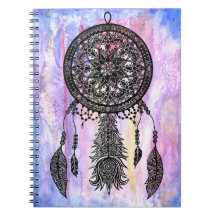 Dream Catcher Design met Waterverf Backdrop