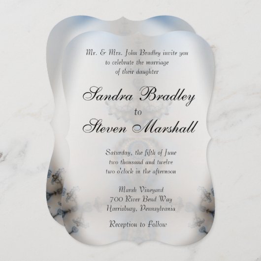 Dream Catcher Faire-part de mariage (Devant / Derrière)