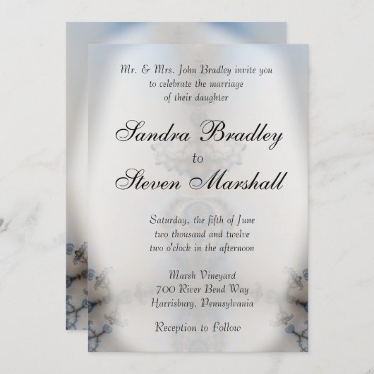 Dream Catcher Faire-part de mariage (Devant / Derrière)