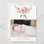 Dream Catcher Faire-part de naissance (Devant)