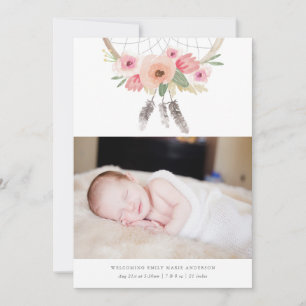 Dream Catcher Faire-part de naissance