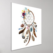 Dream Catcher Feather en Flowers Folie Afdrukken (Laagn)
