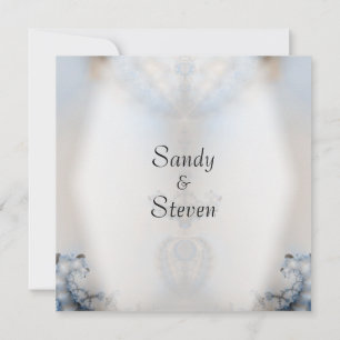 Dream Catcher Fractal Wedding Kaart