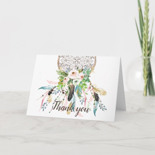 Dream Catcher Hartelijk dank Bedankkaart (Voorkant)