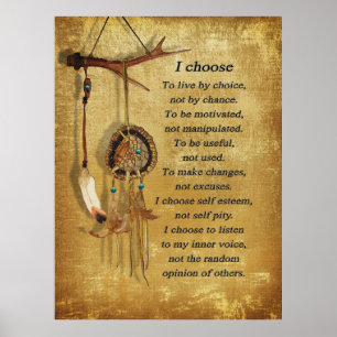 Dream-Catcher, "Ik kies" motivatie Poster