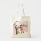 Dream Catcher Inspirational Tote Bag (Voorkant)