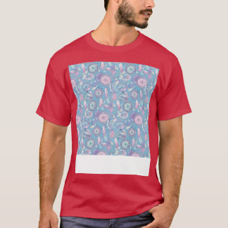 Dream Catcher Naadloos Patroon Boheemse Hippie Eth T-shirt