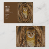 Dream catcher owl visitekaartje (Voorkant / Achterkant)