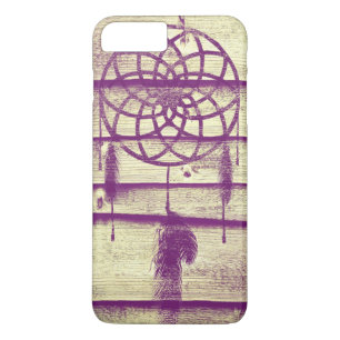 Dream Catcher Paars Wood iPhone 8 Plus / 7 Plus Hoesje