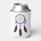 Dream Catcher paarse Blikjeskoeler (Blikje Voorkant)