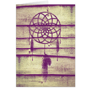 Dream Catcher Purple Wood