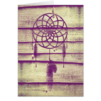 Dream Catcher Purple Wood