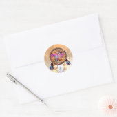 Dream Catcher Ronde Sticker (Envelop)
