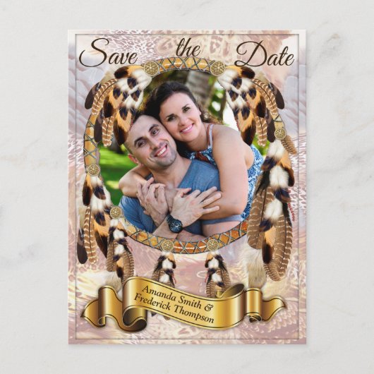 Dream Catcher Save the date Aankondigingskaart (Voorkant)