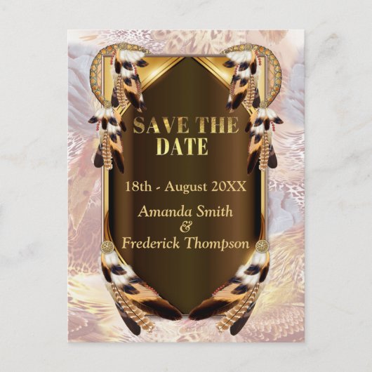 Dream Catcher Save the Dates Aankondigingskaart (Voorkant)