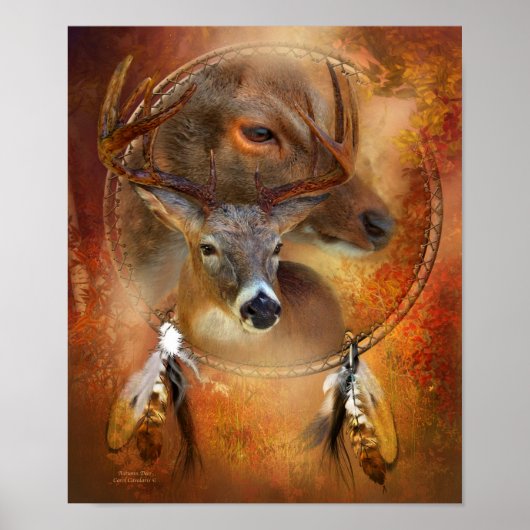 Dream Catcher Series - Autumn Deer Art Poster (Voorkant)