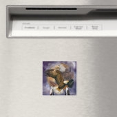 Dream Catcher - Spirit Eagles Art Magnet (In Situ (Lave-vaisselle))
