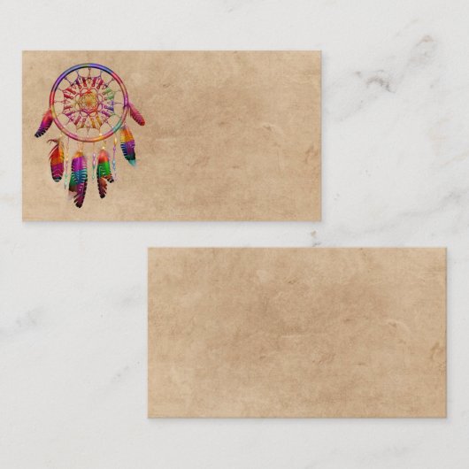 Dream Catcher-Visitekaartje Visitekaartje (Voorkant / Achterkant)