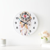 Dream Catcher Volg je hart Grote Klok (Huis)