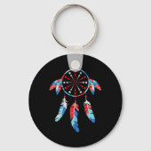 Dream Catcher Wind Chimes 4 juli Sleutelhanger (Achterkant)