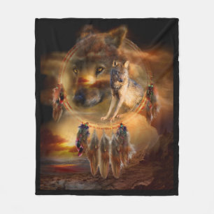 Dream Catcher - Wolfland Art Fleece Blanket Deken