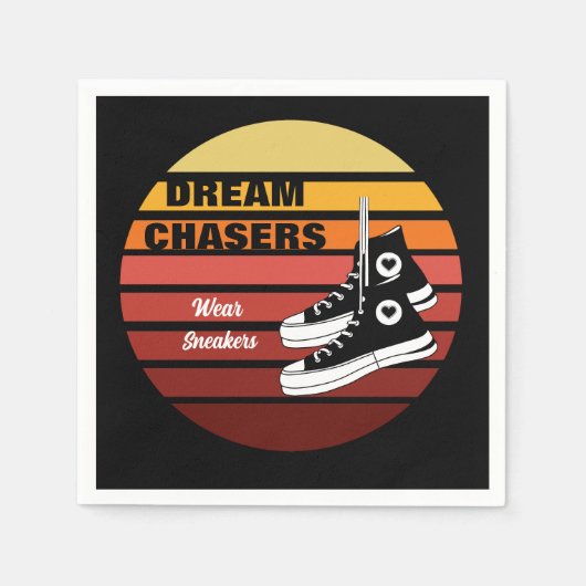 Dream Chasers Draag Sneakers Servet (Voorkant)