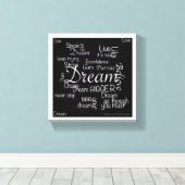 Dream Chaser's Wall Hanging Canvas Afdruk (Insitu (Houten vloer))