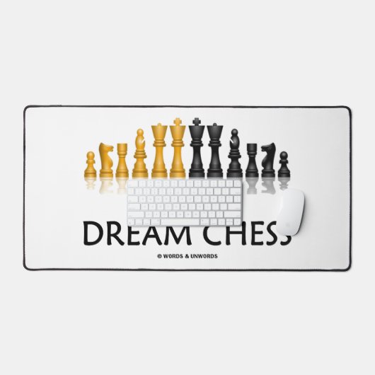 Dream Chess Reflective Chess Set Pineersels Bureaumat (Keyboard & Muis)