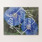 Dream citation puzzle pépinière art, baby shower c (Horizontal)