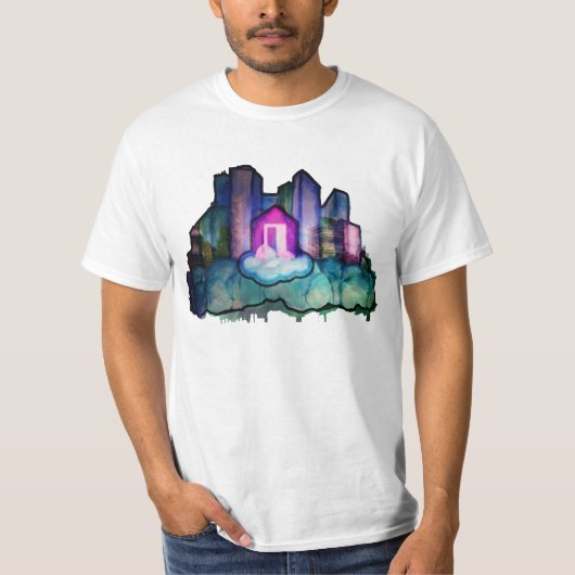 DREAM CITY MANNEN T-SHIRT WHITE (Voorkant)