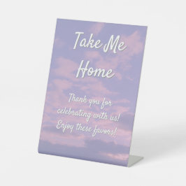 Dream Clouds Lover Favorieten Reclamebord Met Voetstuk