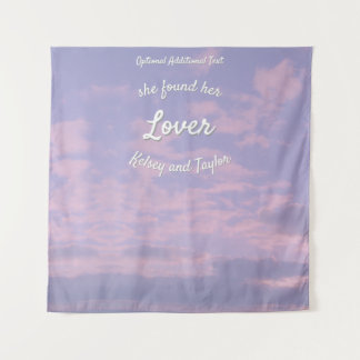 Dream Clouds Lover Thema wandtapijt Wandkleed