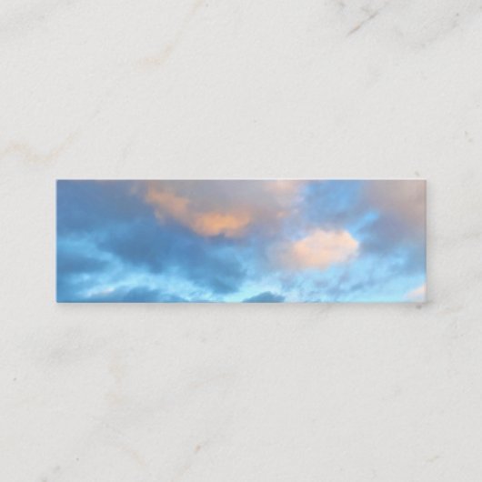 Dream Clouds Mini Visitekaartje (Voorkant)
