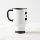 "Dream Coffee Hustle" 444 Ml Travel Mug Reisbeker (Links)