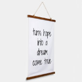 Dream Come True Bois Taché Tapisserie murale (Angulaire)