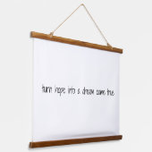 Dream Come True Bois Taché Tapisserie murale (Angulaire)